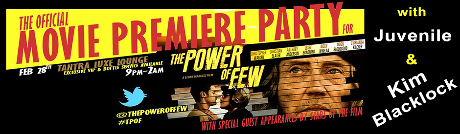 Power of Few premiere party webslider