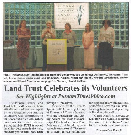 PUT-TIMES-Land Trust Celebrates its Volunteers-04292015